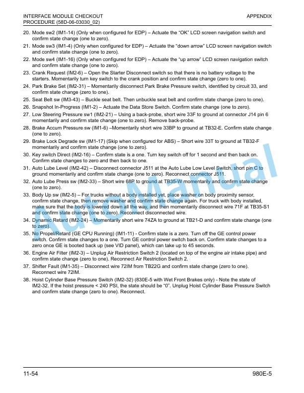 Komatsu 980E-5 Electric Dump Truck Field Assembly Instruction CEAW012600 4 Komatsu 980E-5 Electric Dump Truck Field Assembly Instruction CEAW012600 - Image 4