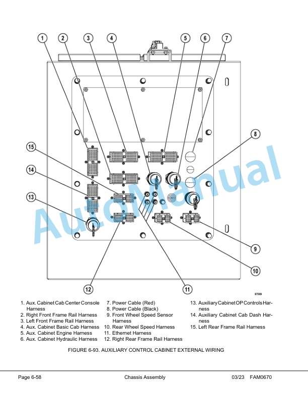 Alternative view of Komatsu 980E-5SE Dump Truck Field Assembly Instruction CEAW013600