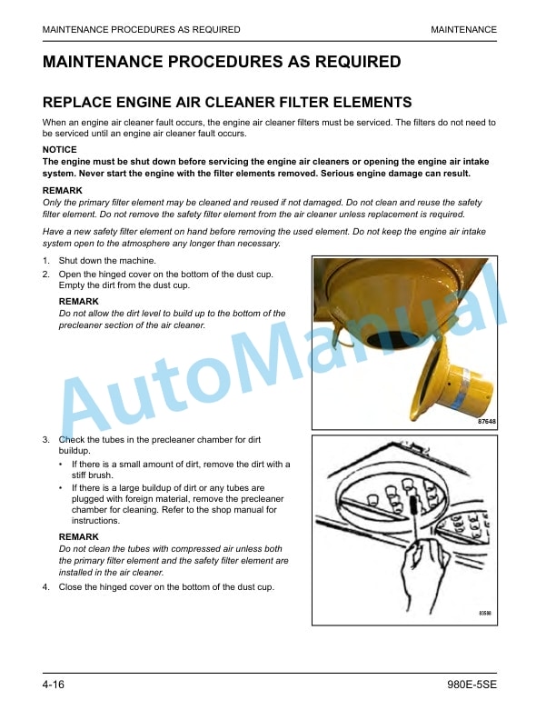 Komatsu 980E-5SE Dump Truck Operation and Maintenance Manual CEAM036200 5 Komatsu 980E-5SE Dump Truck Operation and Maintenance Manual CEAM036200 - Image 5