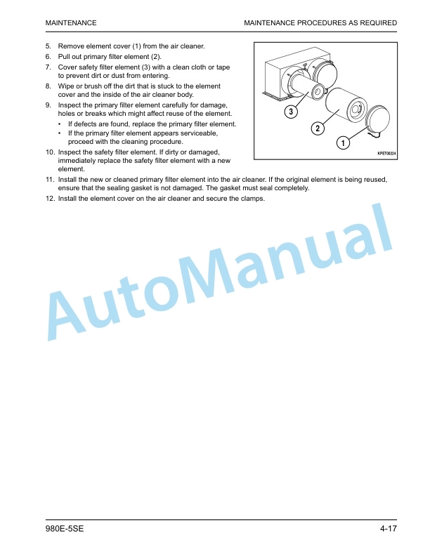 Komatsu 980E-5SE Dump Truck Operation and Maintenance Manual CEAM036201 5 Komatsu 980E-5SE Dump Truck Operation and Maintenance Manual CEAM036201 - Image 5