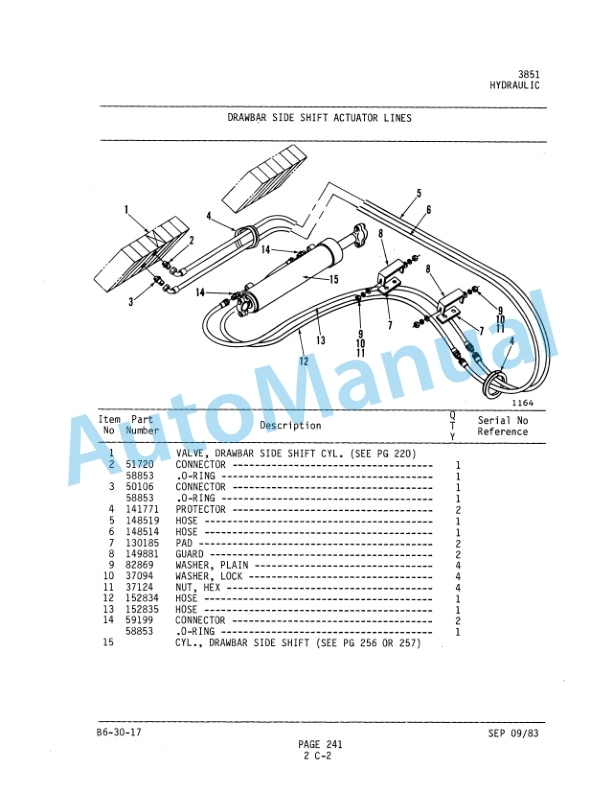 Komatsu A500 Motor Grader Parts Manual 3851R2 4 Komatsu A500 Motor Grader Parts Manual 3851R2-4