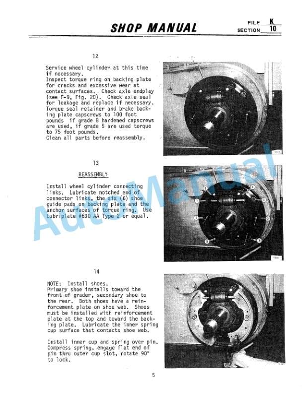 Komatsu A566E Motor Grader Shop Manual SMG-A566E 5 Komatsu A566E Motor Grader Shop Manual SMG-A566E-5