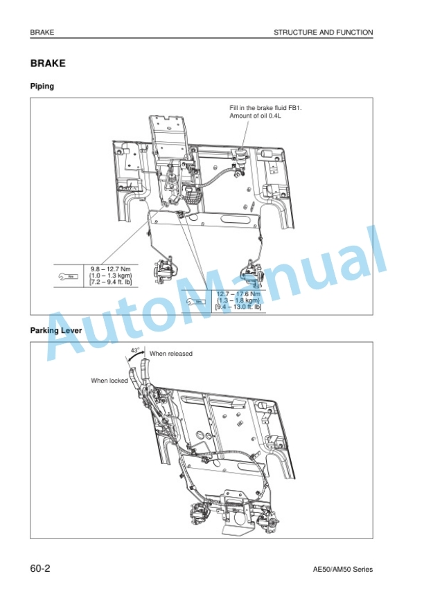 Komatsu AE50, AM50 Series Electric Lift Truck Shop Manual BBA12C1-04 3 Komatsu AE50, AM50 Series Electric Lift Truck Shop Manual BBA12C1-04 - Image 3