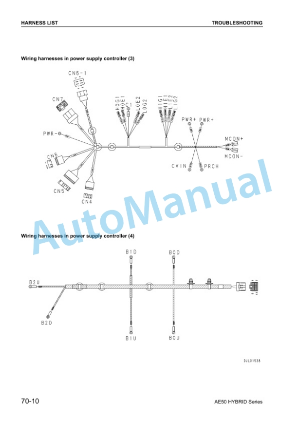 Komatsu AE50 Hybrid Series Forklift Truck Shop Manual BHA12E1-05 2 Komatsu AE50 Hybrid Series Forklift Truck Shop Manual BHA12E1-05-2