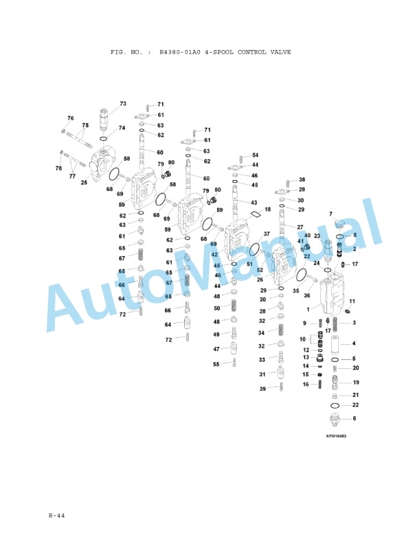 Komatsu AX Series Forklift Truck Parts Manual PM078-MC 4 Komatsu AX Series Forklift Truck Parts Manual PM078-MC-4
