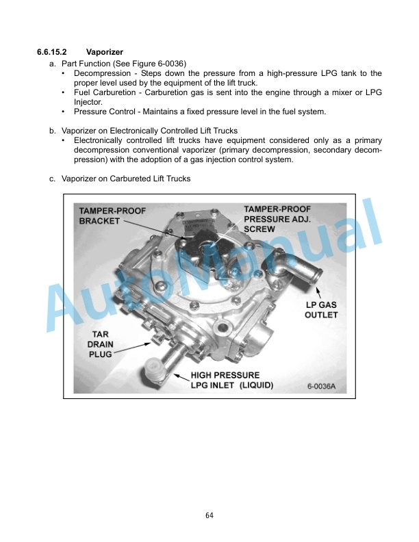 Komatsu AX20 Series Forklift Truck Service Manual SM123 5 Komatsu AX20 Series Forklift Truck Service Manual SM123 - Image 5