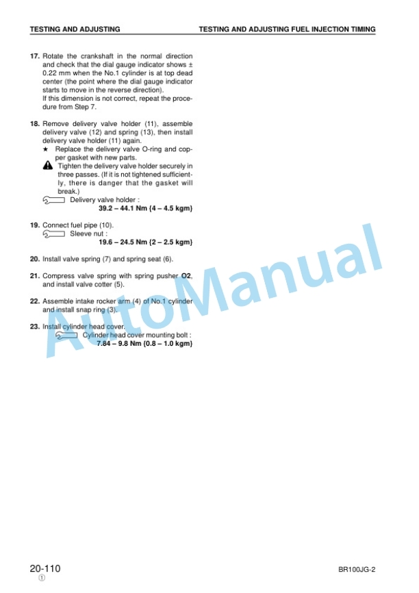 Komatsu BR100JG-2 Series Shop Manual SEBM027804 3 Komatsu BR100JG-2 Series Shop Manual SEBM027804 - Image 3