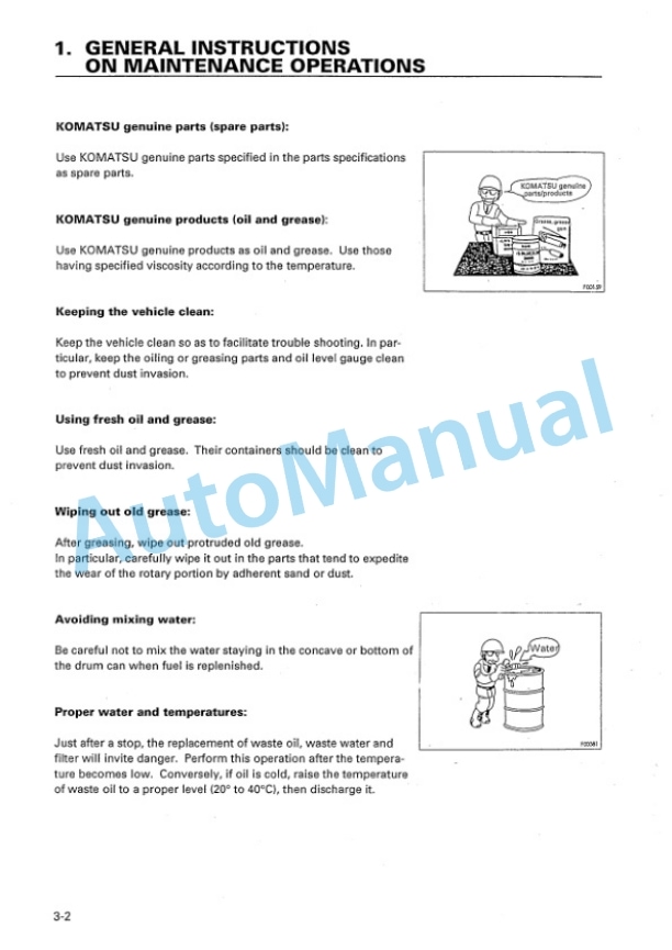 Komatsu BR200R-1 Mobile Waste Recycler Operation and Maintenance Manual SEAM006500 3 Komatsu BR200R-1 Mobile Waste Recycler Operation and Maintenance Manual SEAM006500 - Image 3