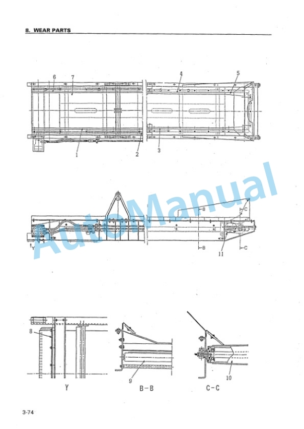 Komatsu BR200R-1 Mobile Waste Recycler Operation and Maintenance Manual SEAM006500 5 Komatsu BR200R-1 Mobile Waste Recycler Operation and Maintenance Manual SEAM006500 - Image 5