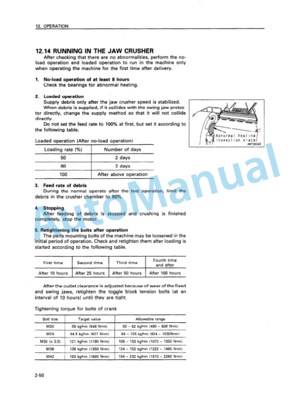 Komatsu BR350JG-1 Mobile Crusher Operation and Maintenance Manual SEAM020100 3 Komatsu BR350JG-1 Mobile Crusher Operation and Maintenance Manual SEAM020100 - Image 3
