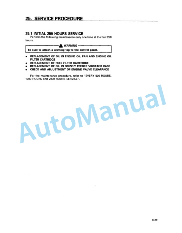 Komatsu BR350JG-1 Mobile Crusher Operation and Maintenance Manual SEAM020103 4 Komatsu BR350JG-1 Mobile Crusher Operation and Maintenance Manual SEAM020103 - Image 4