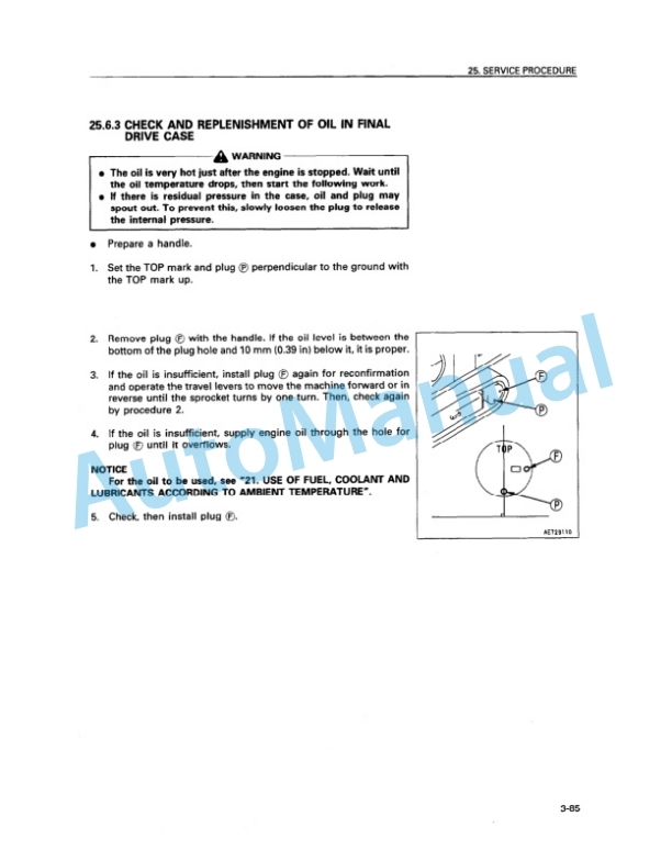 Komatsu BR350JG-1 Mobile Crusher Operation and Maintenance Manual SEAM020103 5 Komatsu BR350JG-1 Mobile Crusher Operation and Maintenance Manual SEAM020103 - Image 5