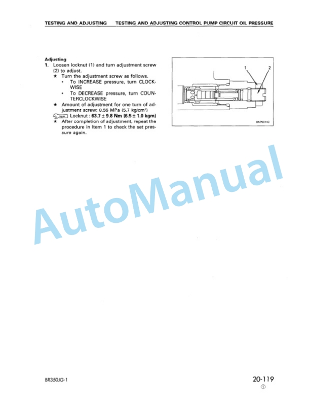 Komatsu BR350JG-1 Mobile Crusher Shop Manual SEBM013803 3 Komatsu BR350JG-1 Mobile Crusher Shop Manual SEBM013803 - Image 3