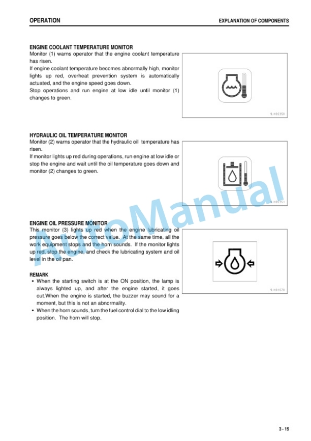 Alternative view of Komatsu BR380JG-1 Galeo Mobile Crusher Operation and Maintenance Manual TEN00006-03