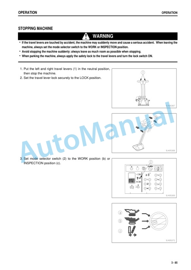 Komatsu BR380JG-1 Galeo Mobile Crusher Operation and Maintenance Manual TEN00006-03 3 Komatsu BR380JG-1 Galeo Mobile Crusher Operation and Maintenance Manual TEN00006-03 - Image 3