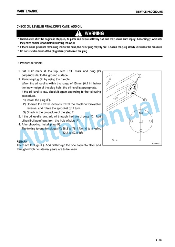 Komatsu BR380JG-1E0 Mobile Crusher Operation and Maintenance Manual TEN01083-00-5