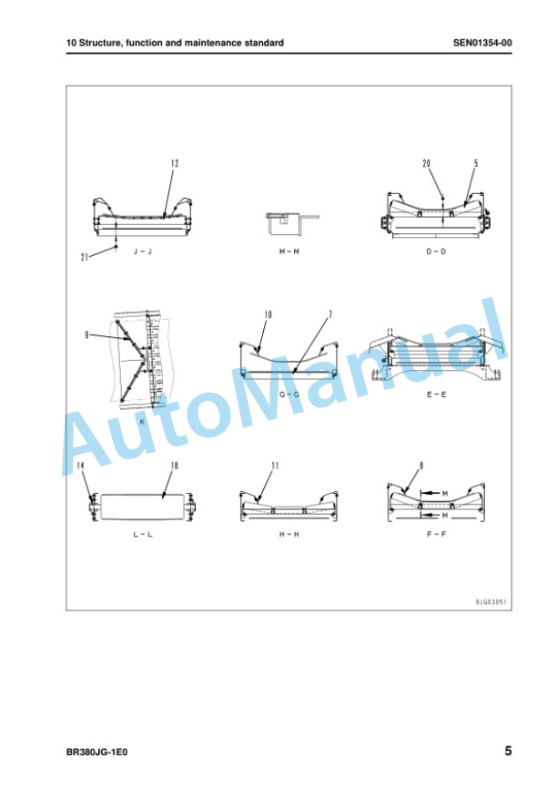 Komatsu BR380JG-1E0 Mobile Crusher Shop Manual SEN01341-08 2 Komatsu BR380JG-1E0 Mobile Crusher Shop Manual SEN01341-08 - Image 2