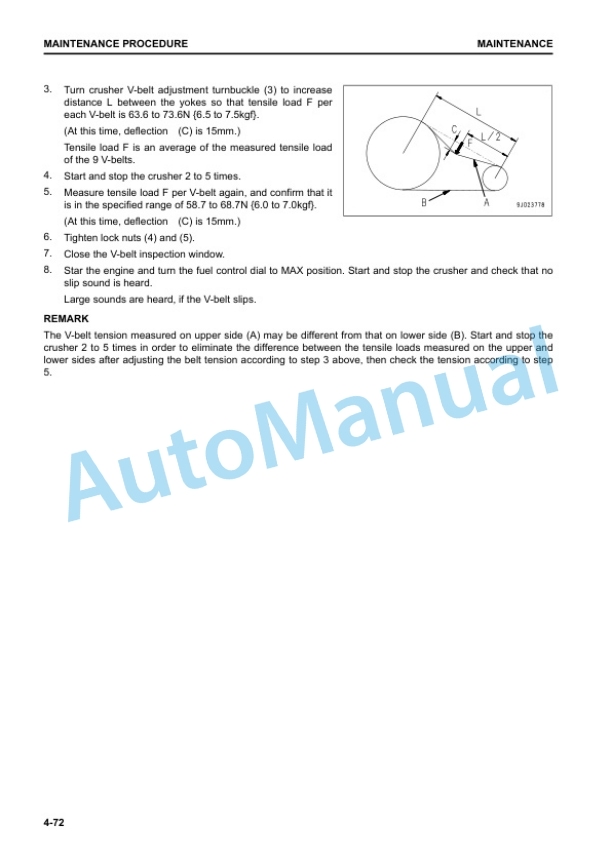 Komatsu BR380JG-3E0 Mobile Crusher Operation and Maintenance Manual EENAM04061 5 Komatsu BR380JG-3E0 Mobile Crusher Operation and Maintenance Manual EENAM04061 - Image 5