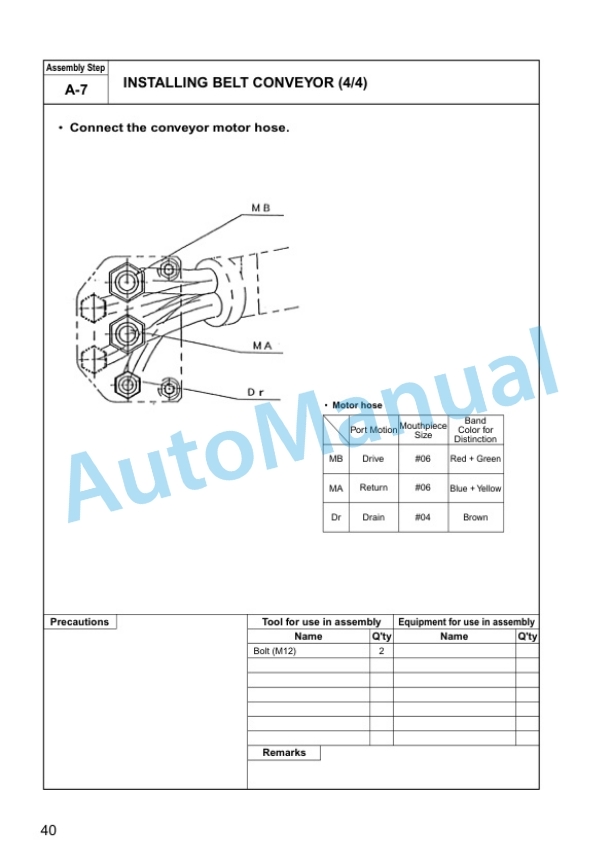 Komatsu BR480RG-1 Galeo Mobile Crusher Field Assembly Manual SEAW003601 4 Komatsu BR480RG-1 Galeo Mobile Crusher Field Assembly Manual SEAW003601 - Image 4