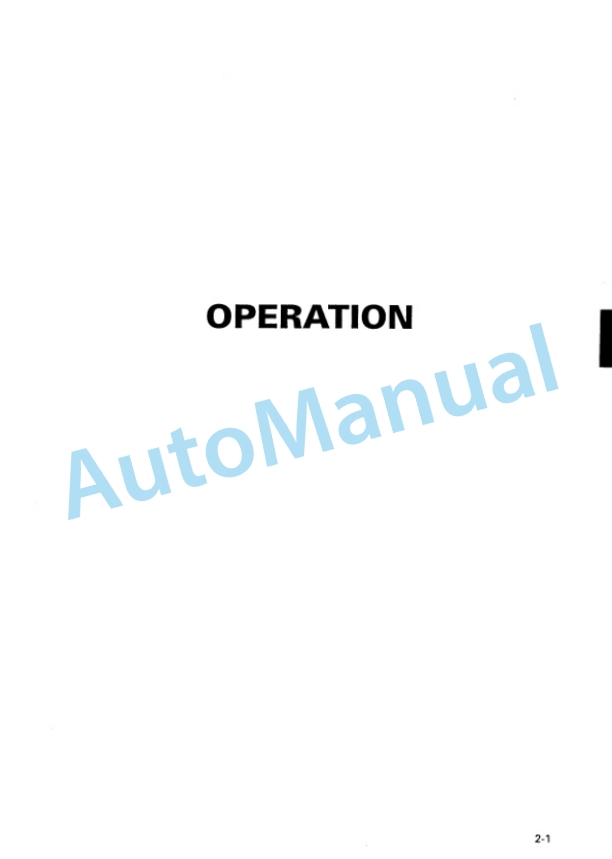 Alternative view of Komatsu BR500JG-1 Mobile Crusher Operation and Maintenance Manual SEAM011303T