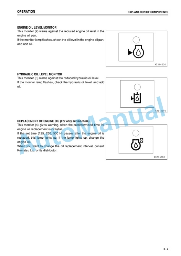 Alternative view of Komatsu BR550JG-1 Galeo Mobile Crusher Operation and Maintenance Manual SEAM064600T