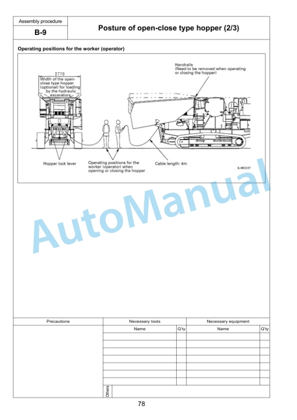 Komatsu BR550JG-1 Mobile Crusher Field Assembly Instruction GEN00030-01 5 Komatsu BR550JG-1 Mobile Crusher Field Assembly Instruction GEN00030-01 - Image 5