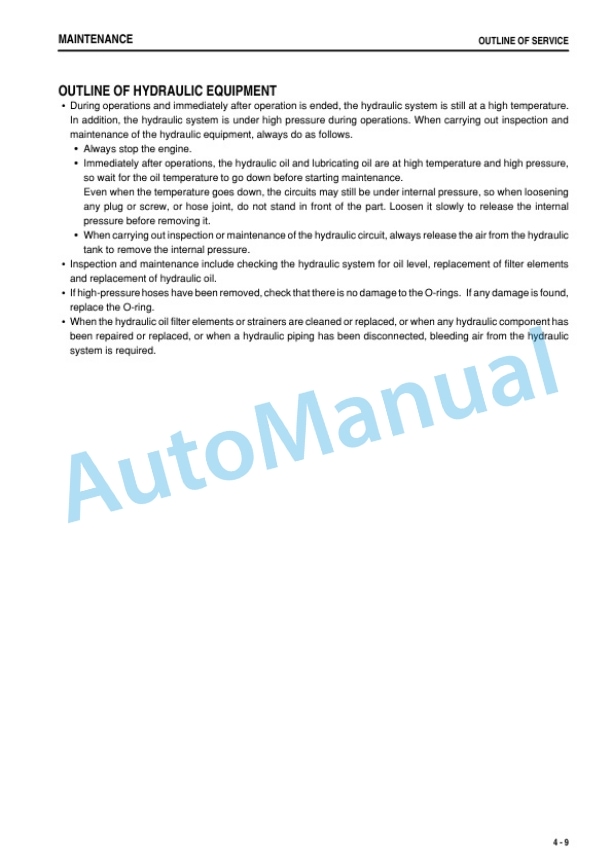 Komatsu BR580JG-1 Mobile Crusher Operation and Maintenance Manual PEN00506-02 4 Komatsu BR580JG-1 Mobile Crusher Operation and Maintenance Manual PEN00506-02-4