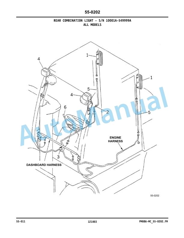 Komatsu BX-12 Series Forklift Truck Parts Manual PM086-MC-1 3 Komatsu BX-12 Series Forklift Truck Parts Manual PM086-MC-1-3