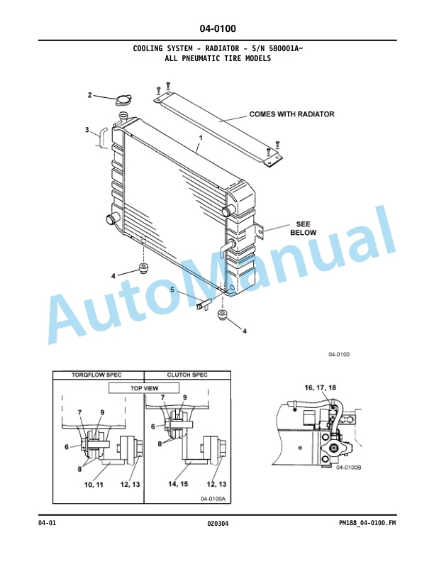 Komatsu BX20 Series Forklift Truck Parts Manual PM188 2 Komatsu BX20 Series Forklift Truck Parts Manual PM188 - Image 2