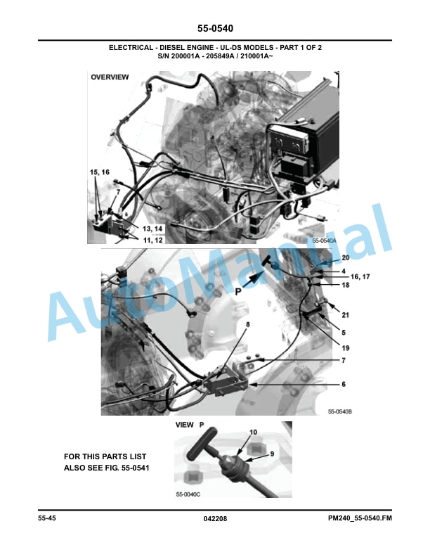 Komatsu BX50 Series Forklift Truck Parts Manual PM240 3 Komatsu BX50 Series Forklift Truck Parts Manual PM240 - Image 3
