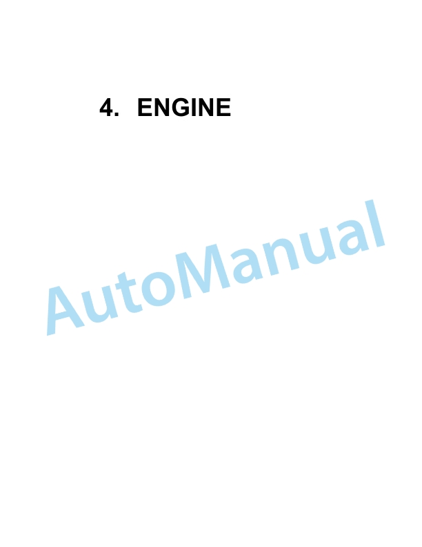 Alternative view of Komatsu BX50 Series Forklift Truck Service Manual SM160