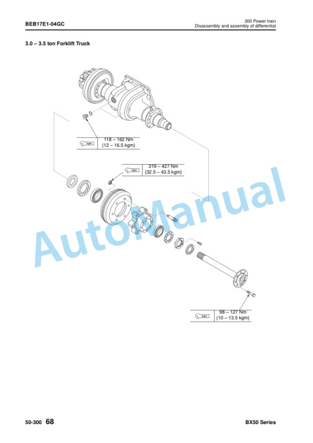 Komatsu BX50 Series Forklift Truck Shop Manual BEB17E1-07 5 Komatsu BX50 Series Forklift Truck Shop Manual BEB17E1-07 - Image 5