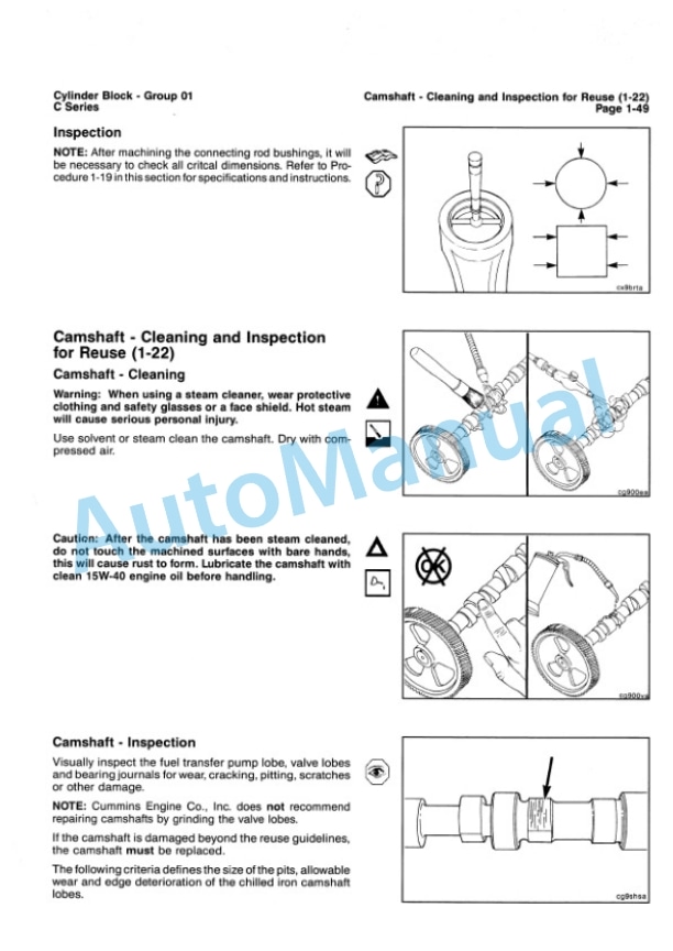 Komatsu C Series Engine Shop Manual 3666008-01 3 Komatsu C Series Engine Shop Manual 3666008-01 - Image 3