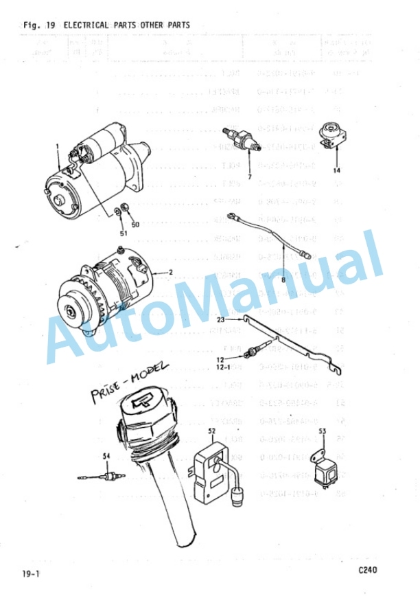 Komatsu C240 Diesel Engine Parts Manual C240PKF-PNE7 4 Komatsu C240 Diesel Engine Parts Manual C240PKF-PNE7-4