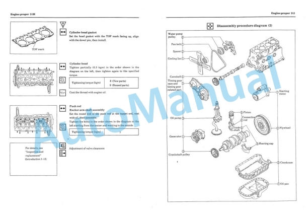 Komatsu C240 Diesel Engine Shop Manual C240-BE2 4 Komatsu C240 Diesel Engine Shop Manual C240-BE2-4