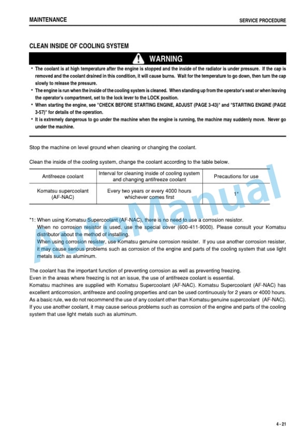 Komatsu CD110R-2 Crawler Carrier Operation and Maintenance Manual TEN00106-01 5 Komatsu CD110R-2 Crawler Carrier Operation and Maintenance Manual TEN00106-01 - Image 5