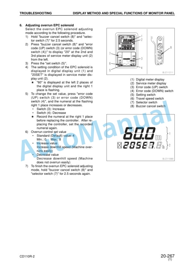 Komatsu CD110R-2 Shop Manual SEBM030004 4 Komatsu CD110R-2 Shop Manual SEBM030004 - Image 4