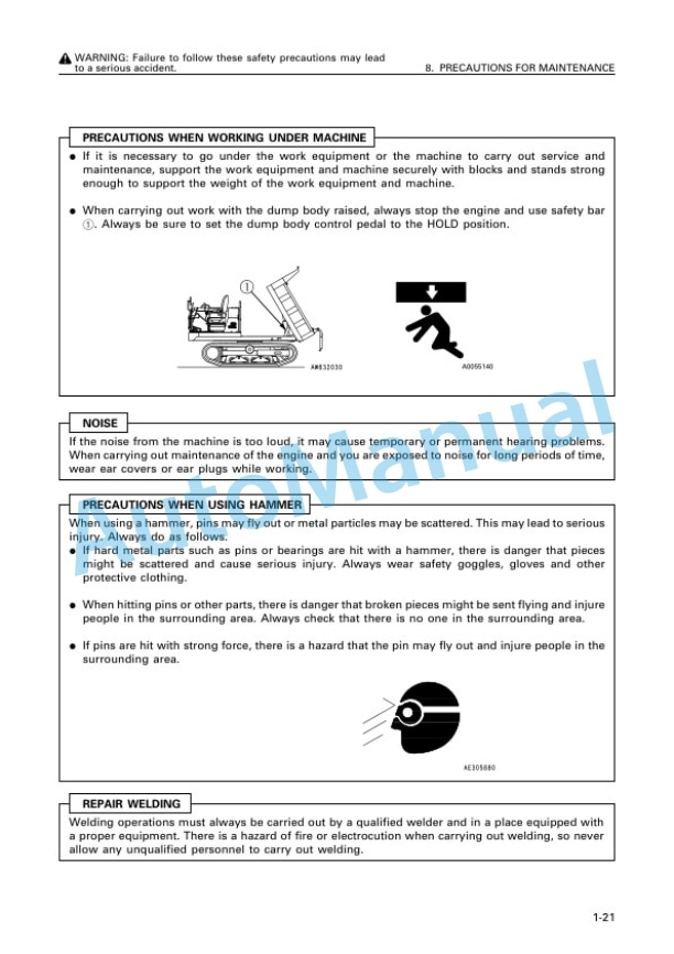 Komatsu CD30R-1 Crawler Carrier Operation and Maintenance Manual SEAM050800P 2 Komatsu CD30R-1 Crawler Carrier Operation and Maintenance Manual SEAM050800P - Image 2