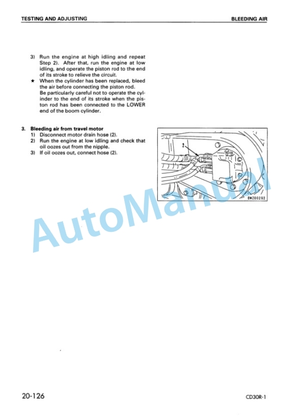 Komatsu CD30R-1 Crawler Carrier Shop Manual SEBM015701 4 Komatsu CD30R-1 Crawler Carrier Shop Manual SEBM015701 - Image 4