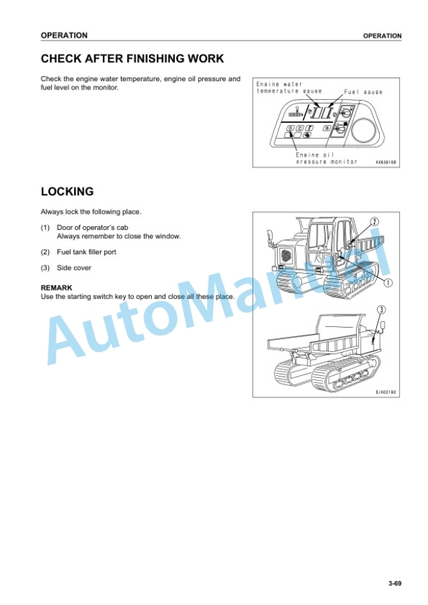 Komatsu CD60R-1 Crawler Carrier Operation and Maintenance Manual TEN00281-00 4 Komatsu CD60R-1 Crawler Carrier Operation and Maintenance Manual TEN00281-00 - Image 4