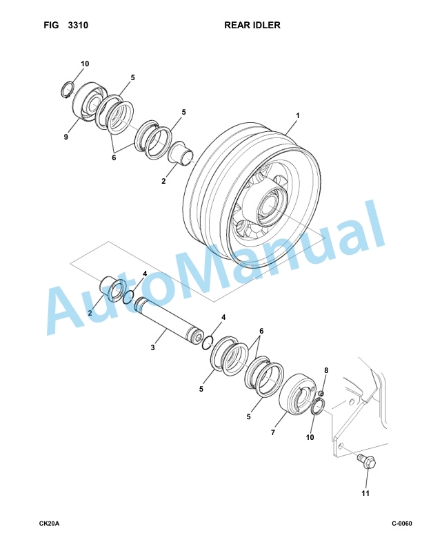 Komatsu CK20-1 USA Crewler Skid Steer Loader Parts Manual 2 Komatsu CK20-1 USA Crewler Skid Steer Loader Parts Manual-2