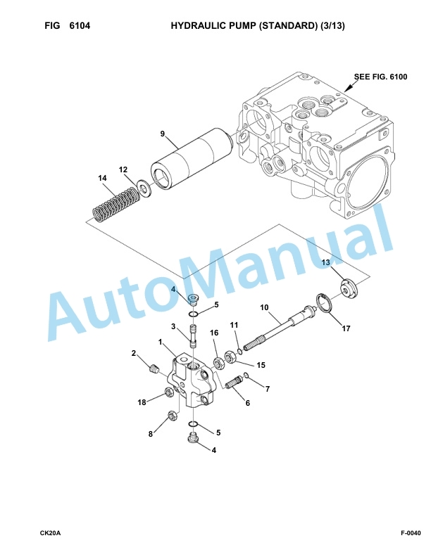 Komatsu CK20-1 USA Crewler Skid Steer Loader Parts Manual 3 Komatsu CK20-1 USA Crewler Skid Steer Loader Parts Manual-3