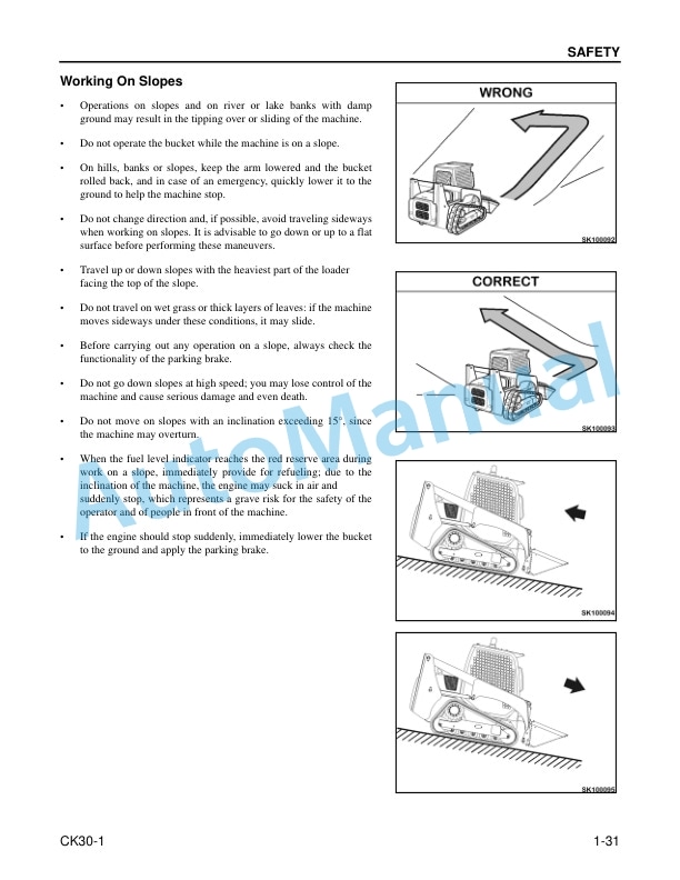 Komatsu CK30-1 Compact Track Loader Operation and Maintenance Manual CEAM017102 2 Komatsu CK30-1 Compact Track Loader Operation and Maintenance Manual CEAM017102 - Image 2