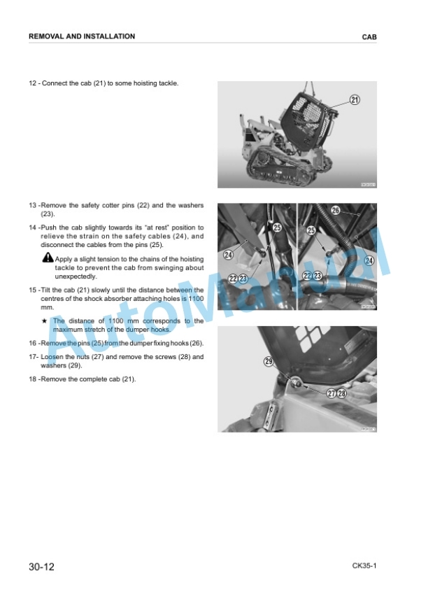 Komatsu CK35-1 Compact Track Loader Shop Manual CEBM017500 4 Komatsu CK35-1 Compact Track Loader Shop Manual CEBM017500 - Image 4