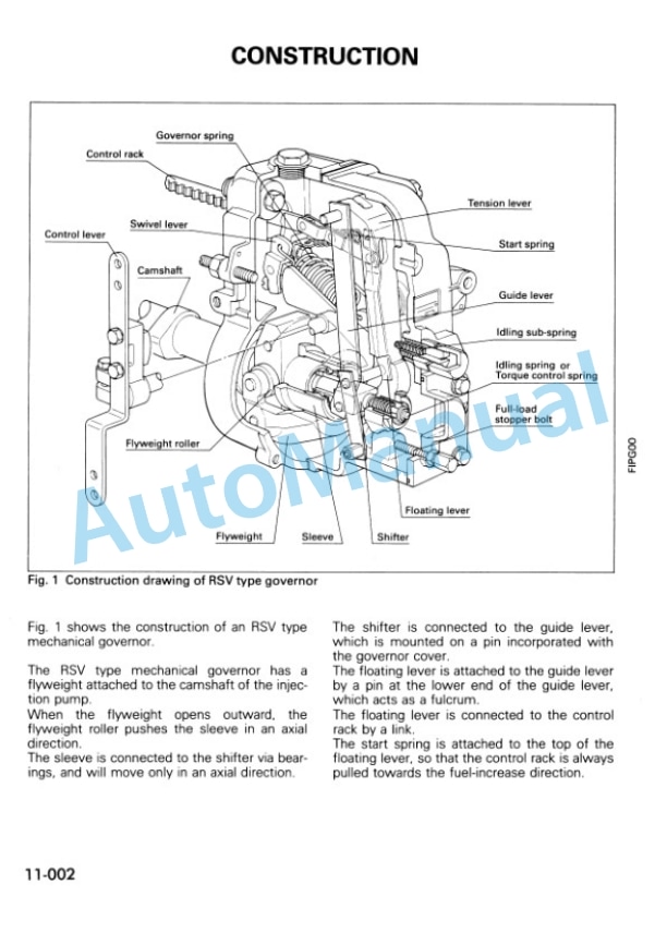 Komatsu Component of Engine Shop Manual SEBM040401 4 Komatsu Component of Engine Shop Manual SEBM040401-4