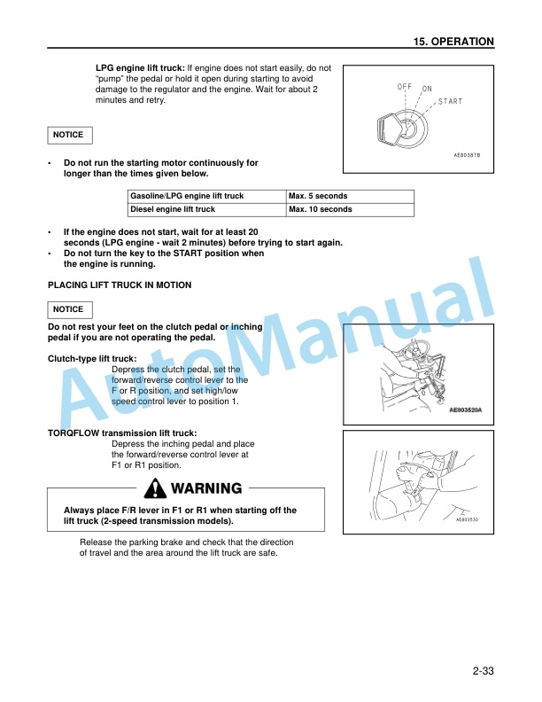 Komatsu CX Forklift Truck Operation and Maintenance Manual OM049-1 4 Komatsu CX Forklift Truck Operation and Maintenance Manual OM049-1-4