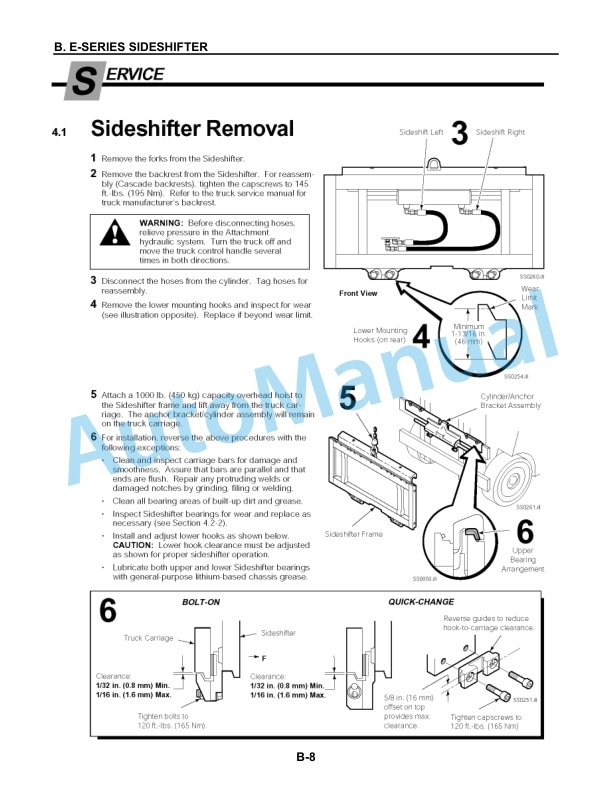 Komatsu CX Forklift Truck Service Manual SM202 4 Komatsu CX Forklift Truck Service Manual SM202 - Image 4