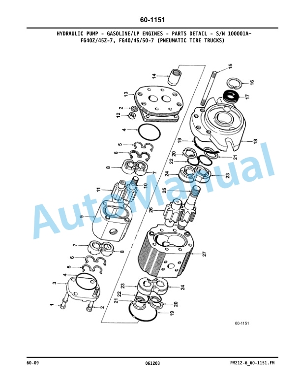 Komatsu CX Series Forklift Truck Parts Manual PM212-6 4 Komatsu CX Series Forklift Truck Parts Manual PM212-6 - Image 4