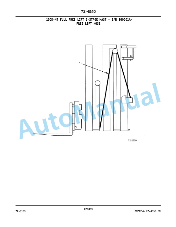 Komatsu CX Series Forklift Truck Parts Manual PM212-6 5 Komatsu CX Series Forklift Truck Parts Manual PM212-6 - Image 5