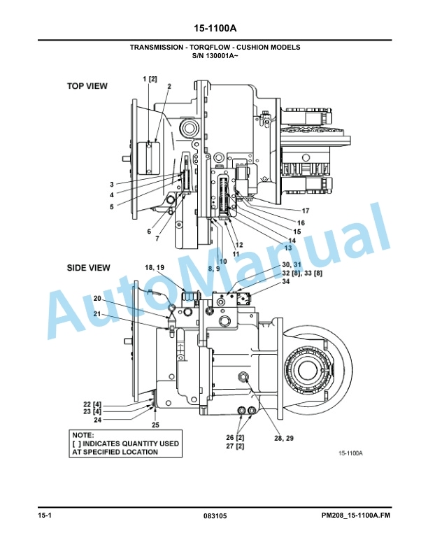 Komatsu CX20 Forklift Truck Parts Manual PM208 3 Komatsu CX20 Forklift Truck Parts Manual PM208-3